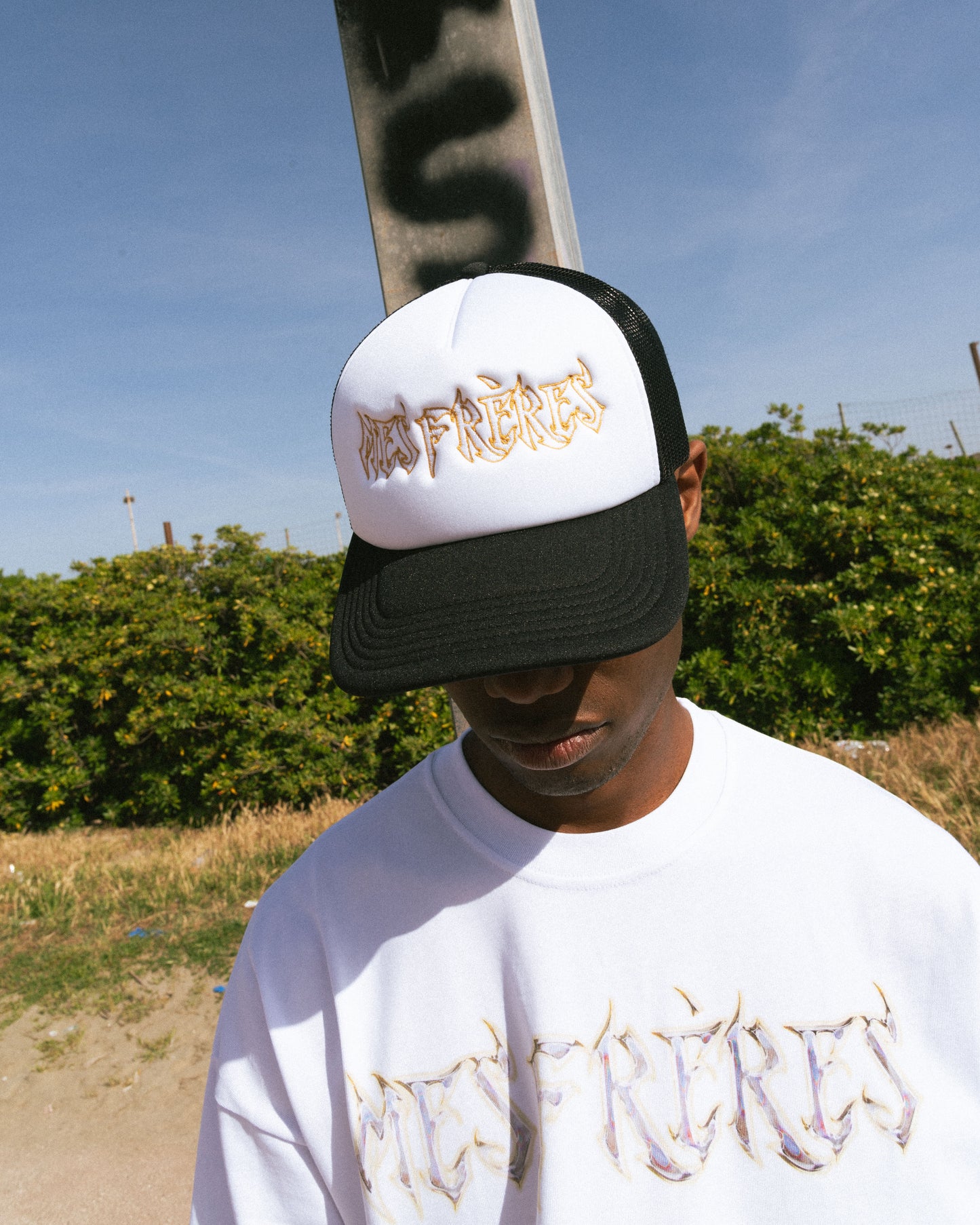 Réagir Trucker Blanc