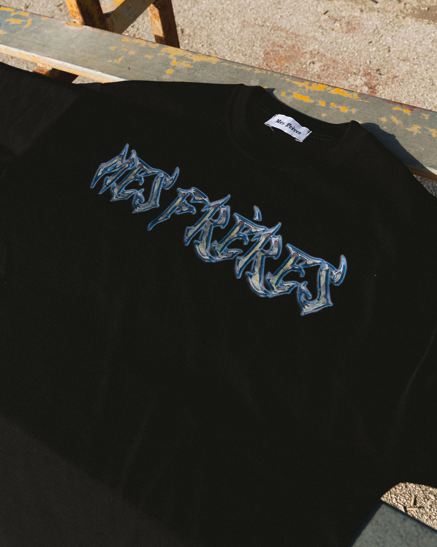 T-shirt Réagir Noir
