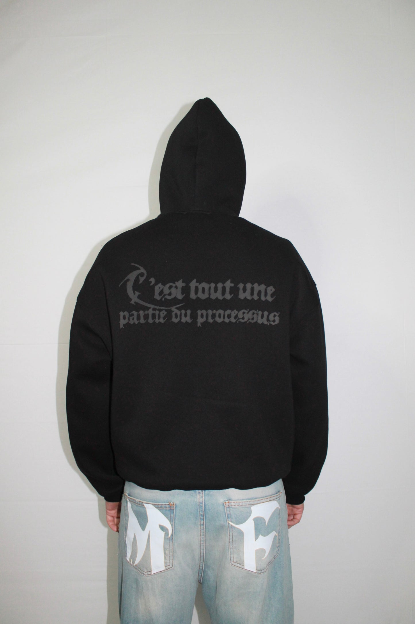 Vision Zip Black Hoodie
